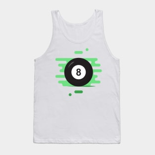 Black Billiard Ball Tank Top